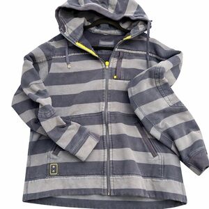 lululemon athletica Gray Striped Performance Jacket